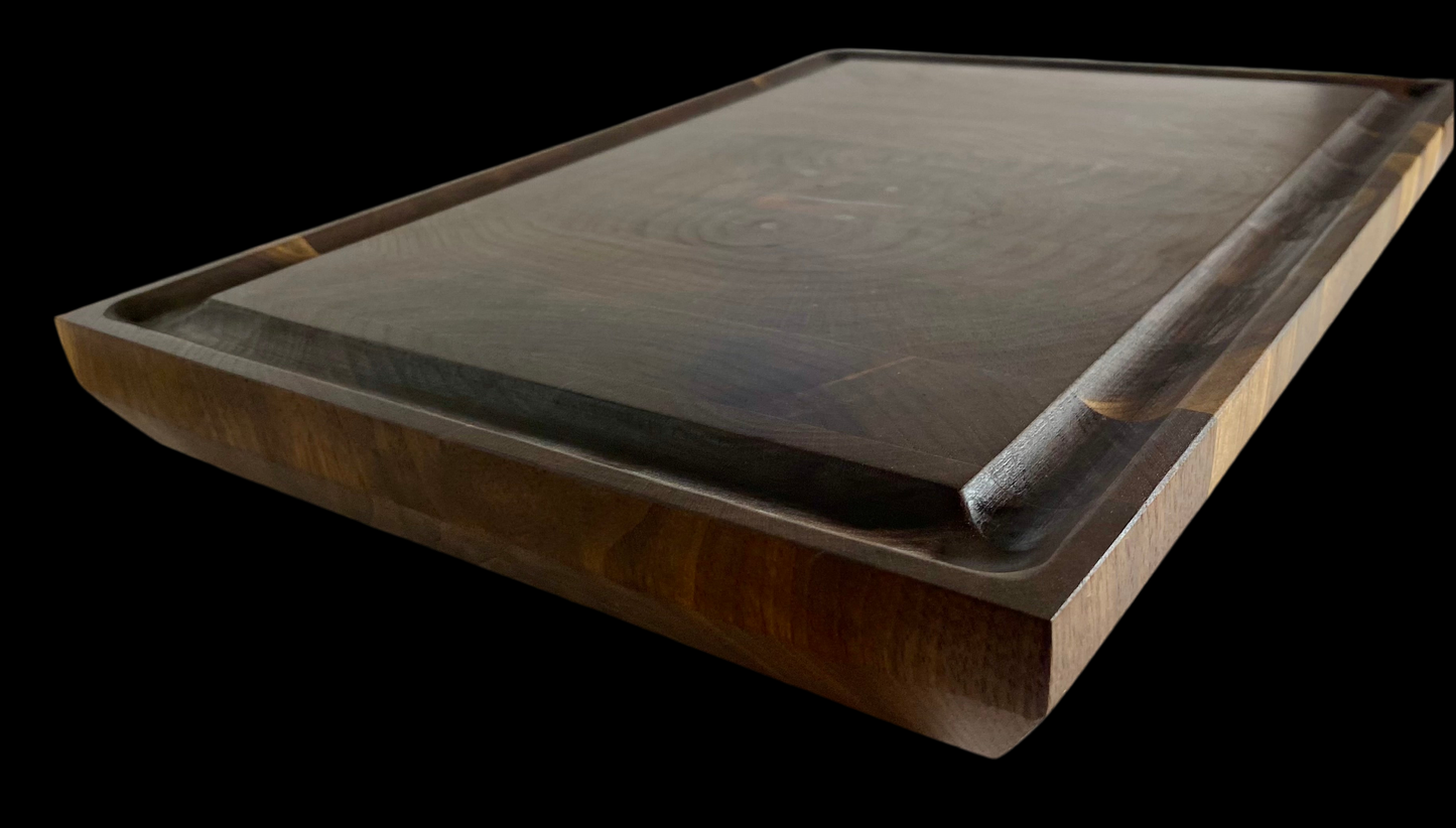Walnut End Grain Cutting Board – Handmade Butcher Block for Kitchen