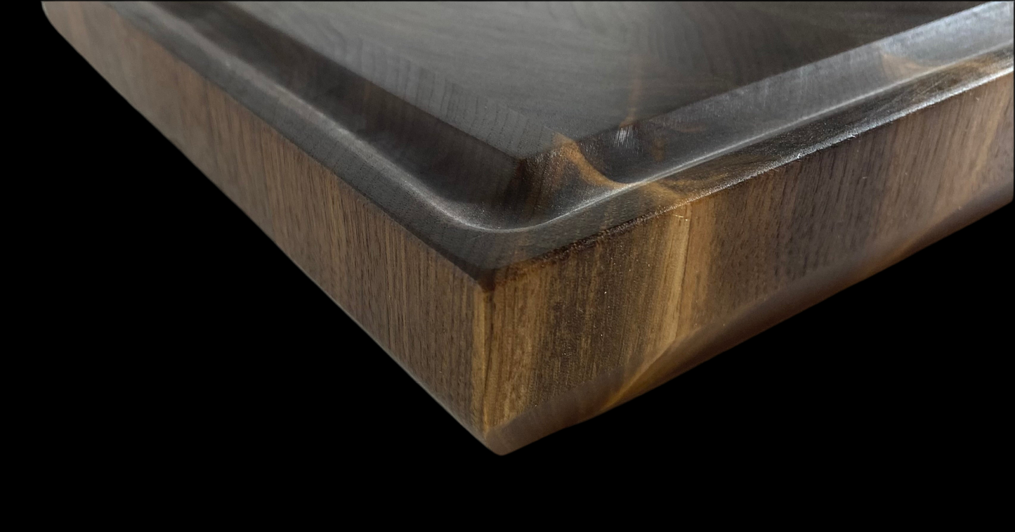 Walnut End Grain Cutting Board – Handmade Butcher Block for Kitchen