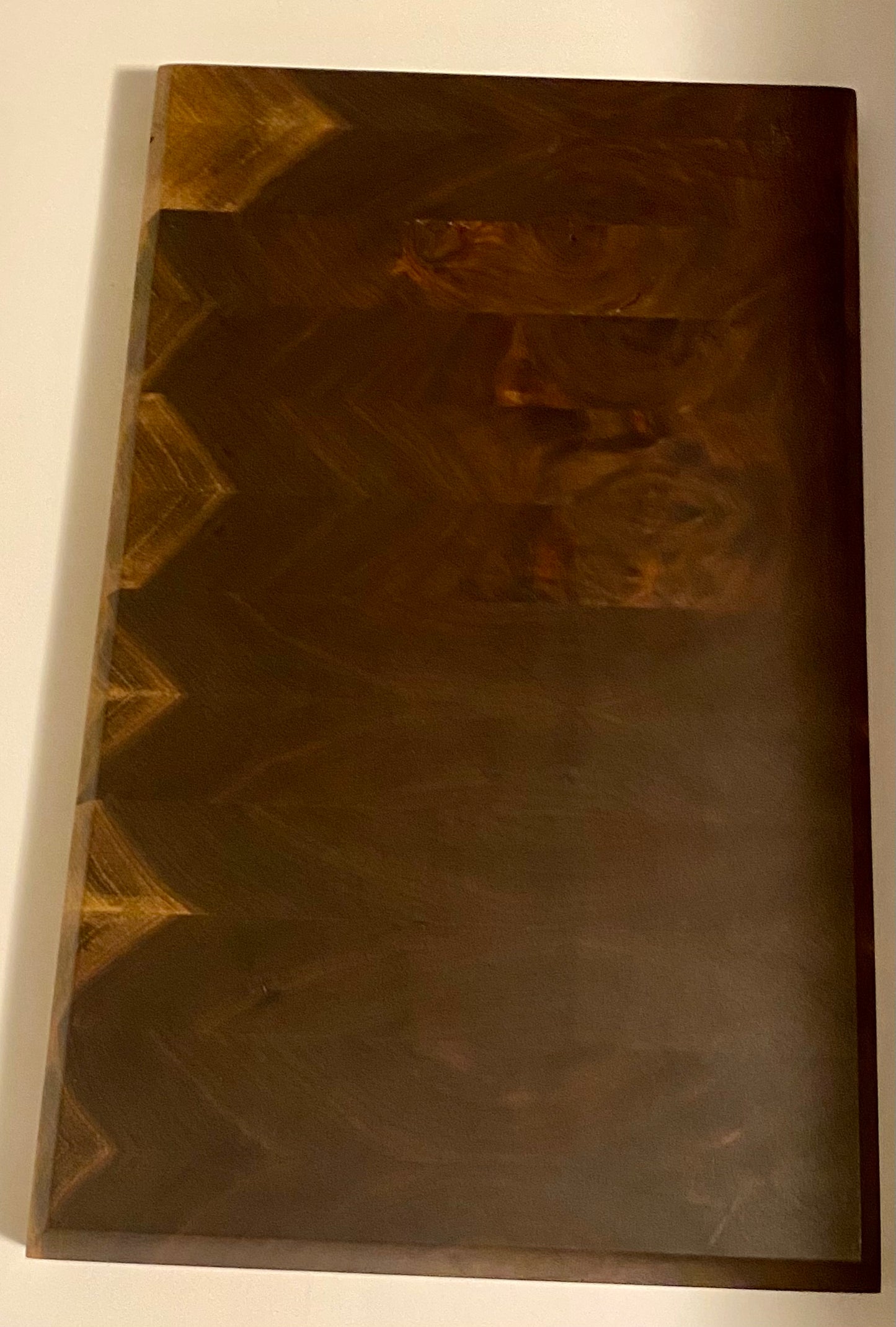Walnut End Grain Cutting Board – Handmade Butcher Block for Kitchen