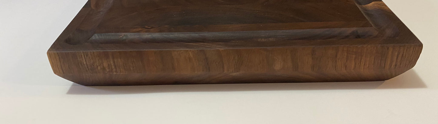 Walnut End Grain Cutting Board – Handmade Butcher Block for Kitchen