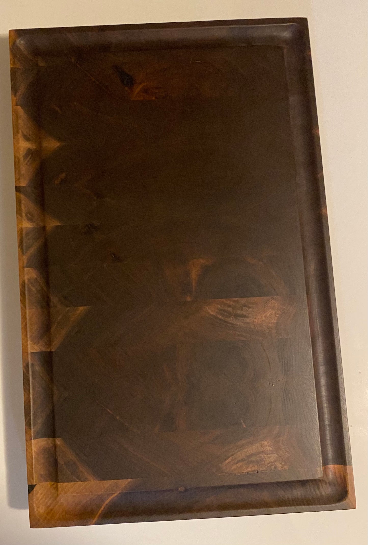 Walnut End Grain Cutting Board – Handmade Butcher Block for Kitchen