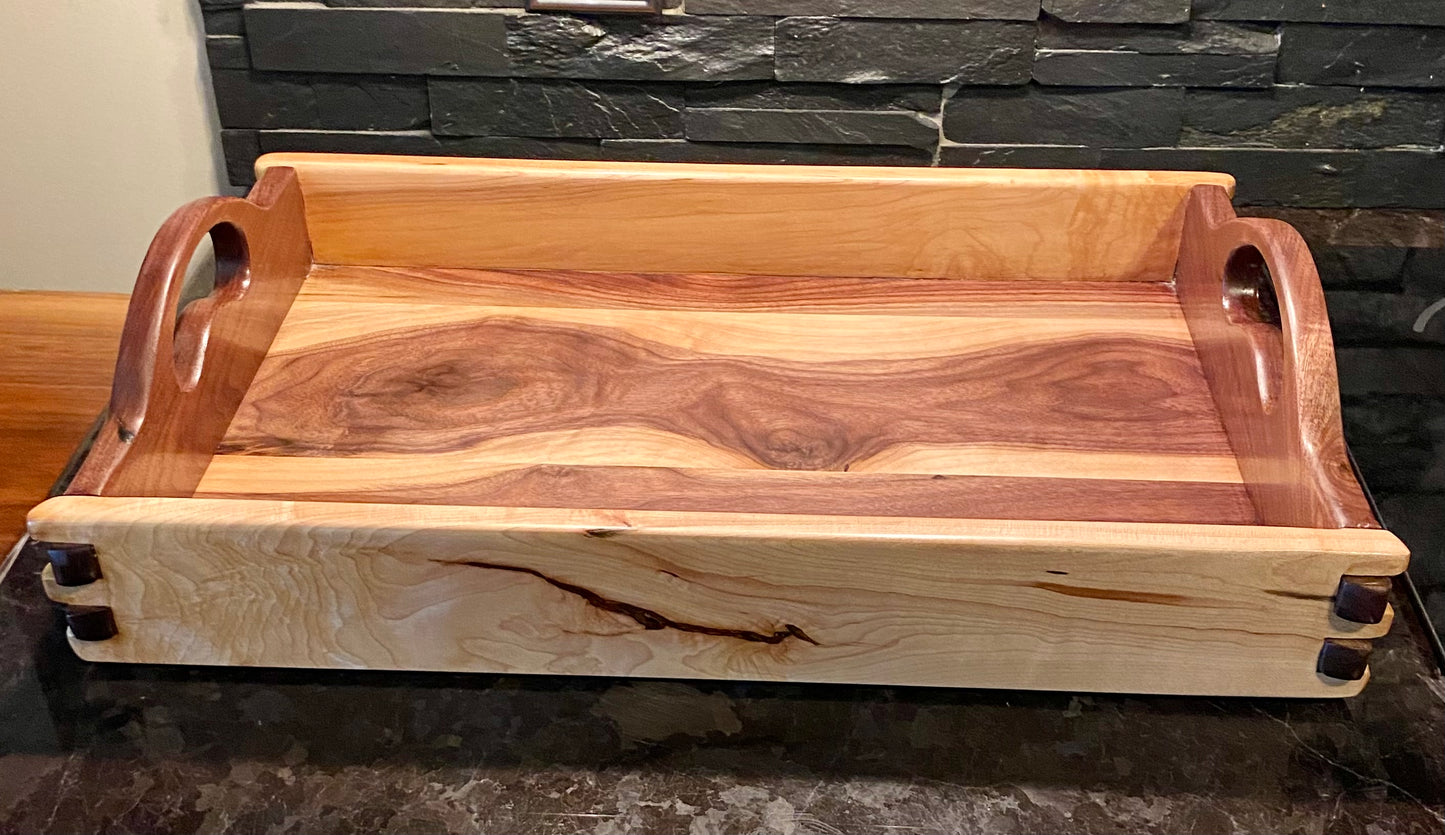 Maple Walnut Serving Tray