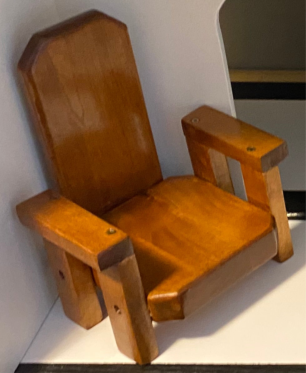Handcrafted Wooden Doll Table/Chairs | Solid Wood Table & Two Chairs Set for 18" Doll | For the Kids Collection | Studio 5 Woodworking