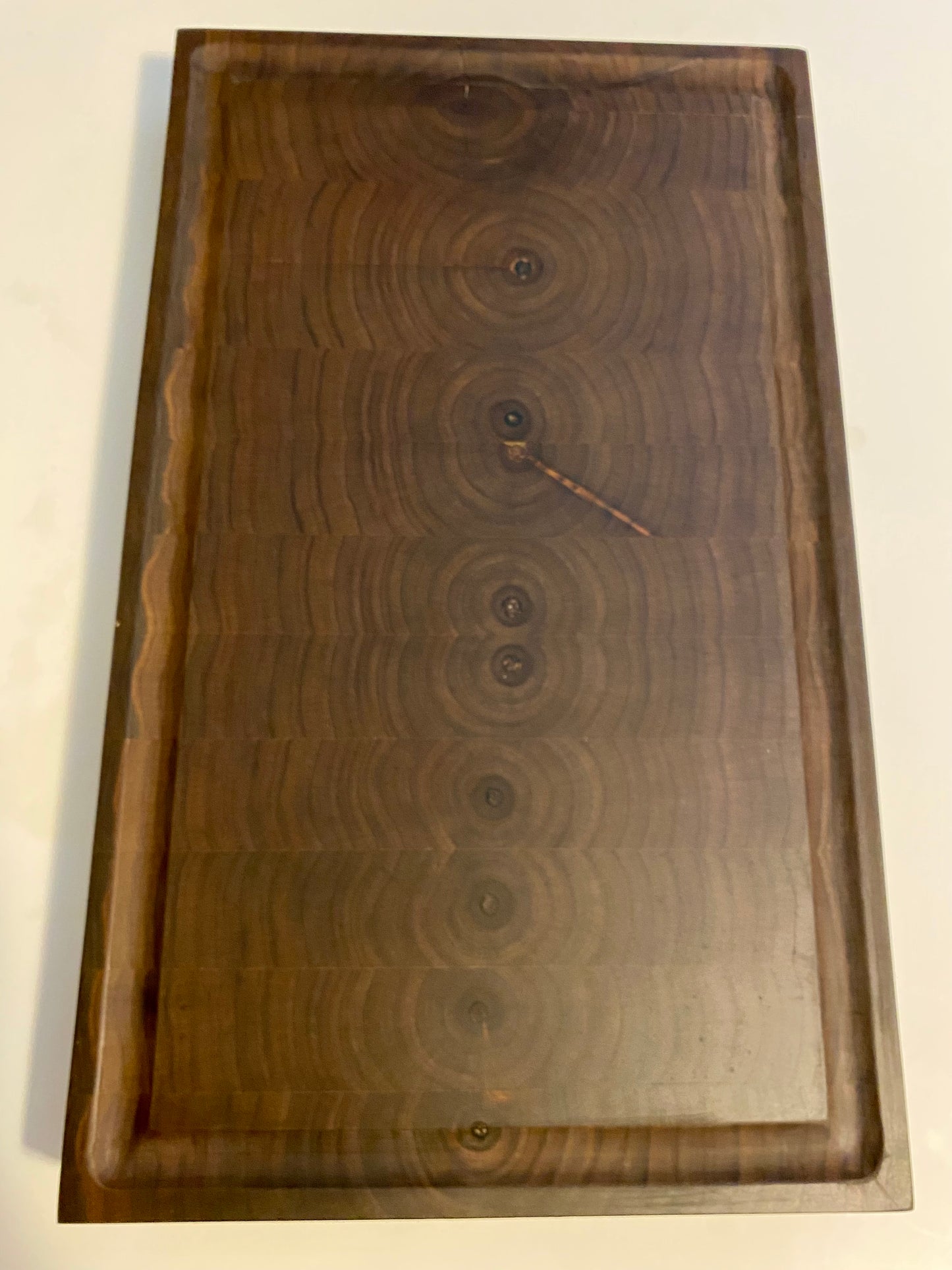 Walnut End Grain Cutting Board – Handmade Butcher Block for Kitchen