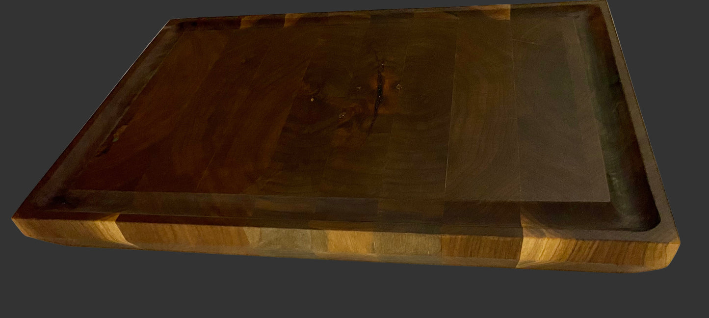 Cutting Board Walnut End Grain | Studio Design Cutting board| The Artisan Collection | Studio 5 Woodworking