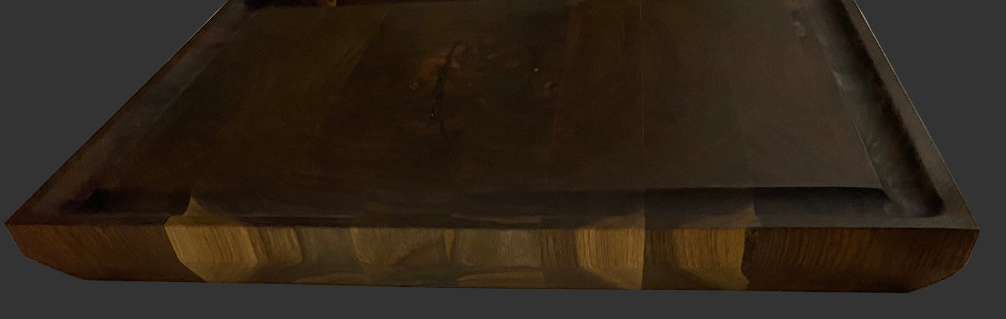 Cutting Board Walnut End Grain | Studio Design Cutting board| The Artisan Collection | Studio 5 Woodworking