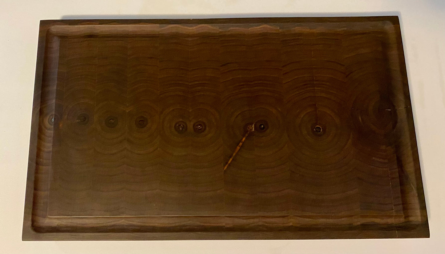Walnut End Grain Cutting Board – Handmade Butcher Block for Kitchen