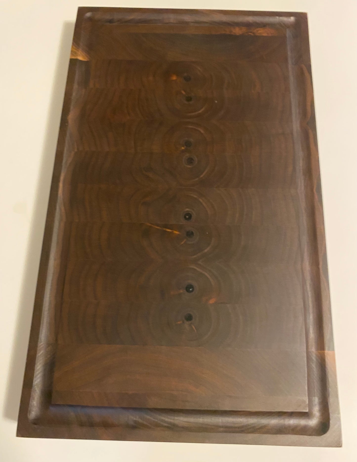 Walnut End Grain Cutting Board – Handmade Butcher Block for Kitchen