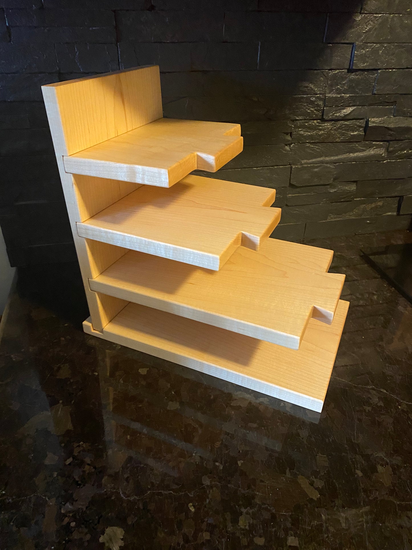 Maple Mini Cutting Board + Storage Rack