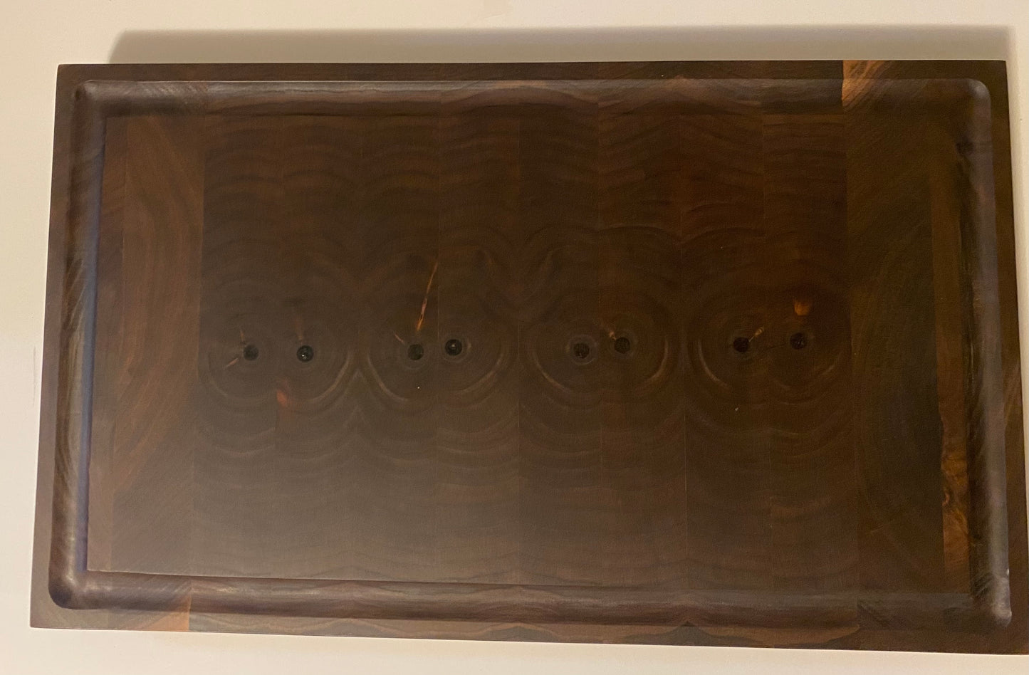 Walnut End Grain Cutting Board – Handmade Butcher Block for Kitchen