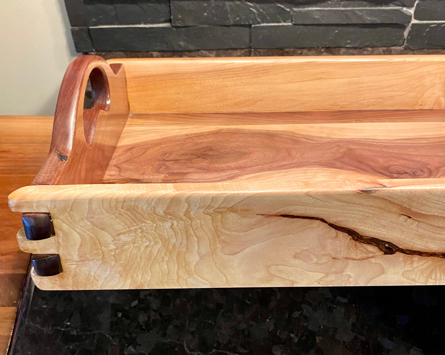 Maple Walnut Serving Tray