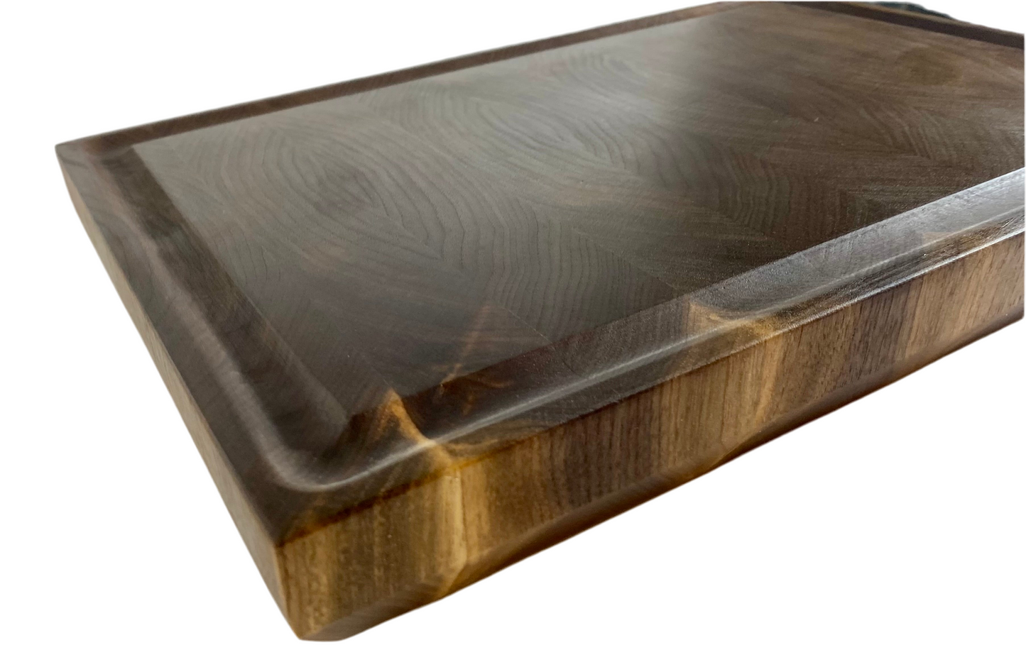 Walnut End Grain Cutting Board – Handmade Butcher Block for Kitchen