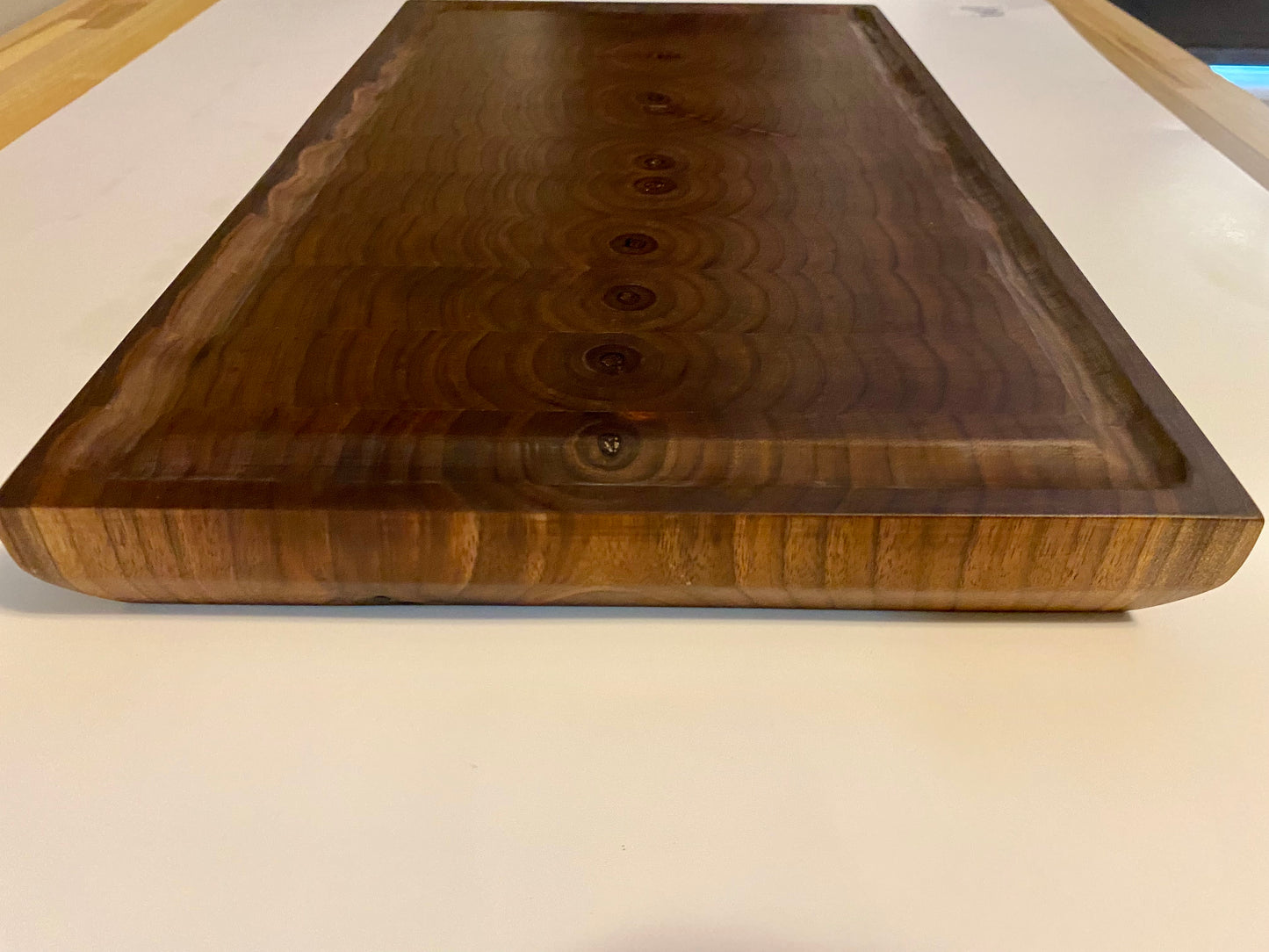 Walnut End Grain Cutting Board – Handmade Butcher Block for Kitchen