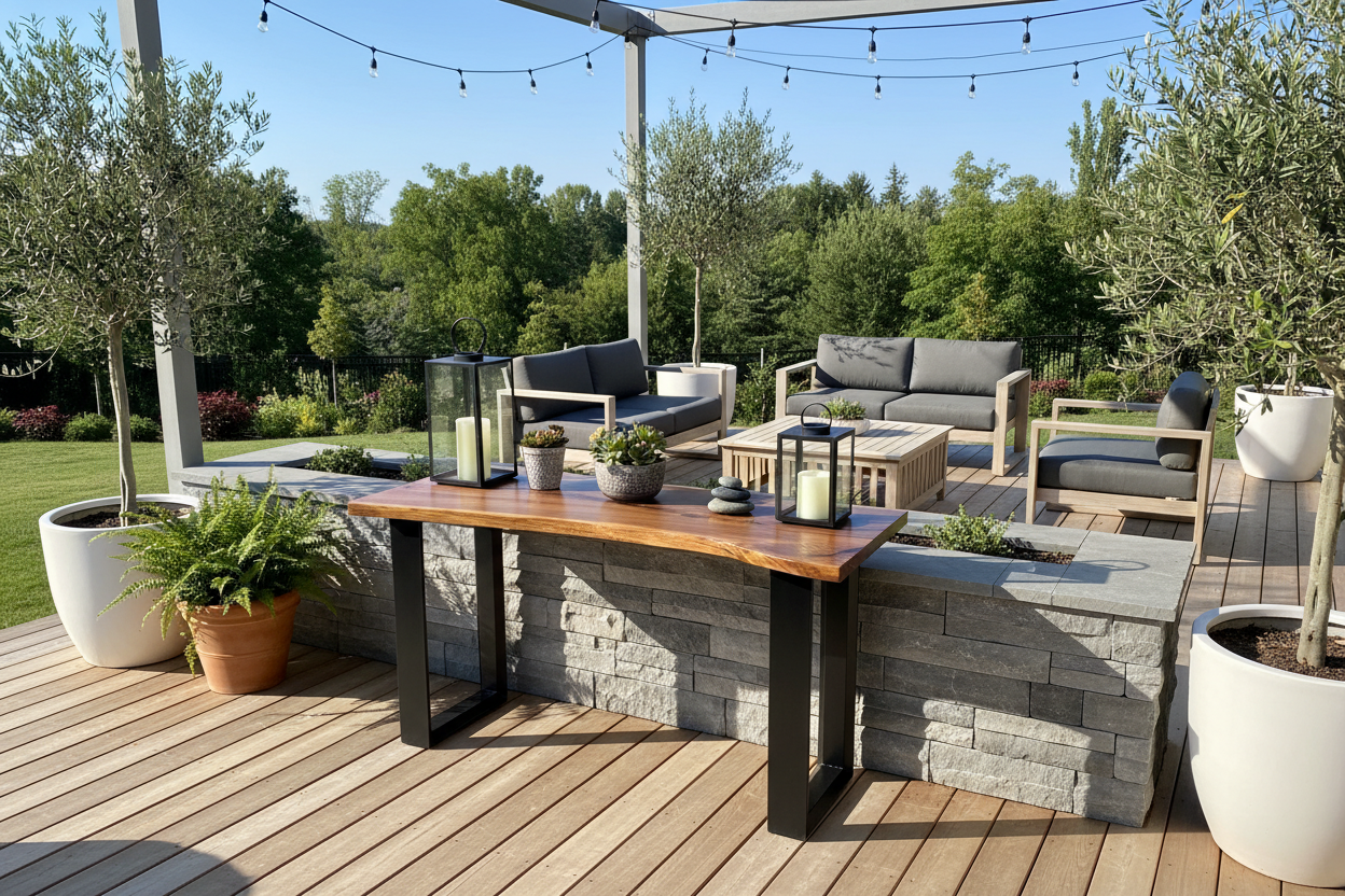 Outdoor Deck Console