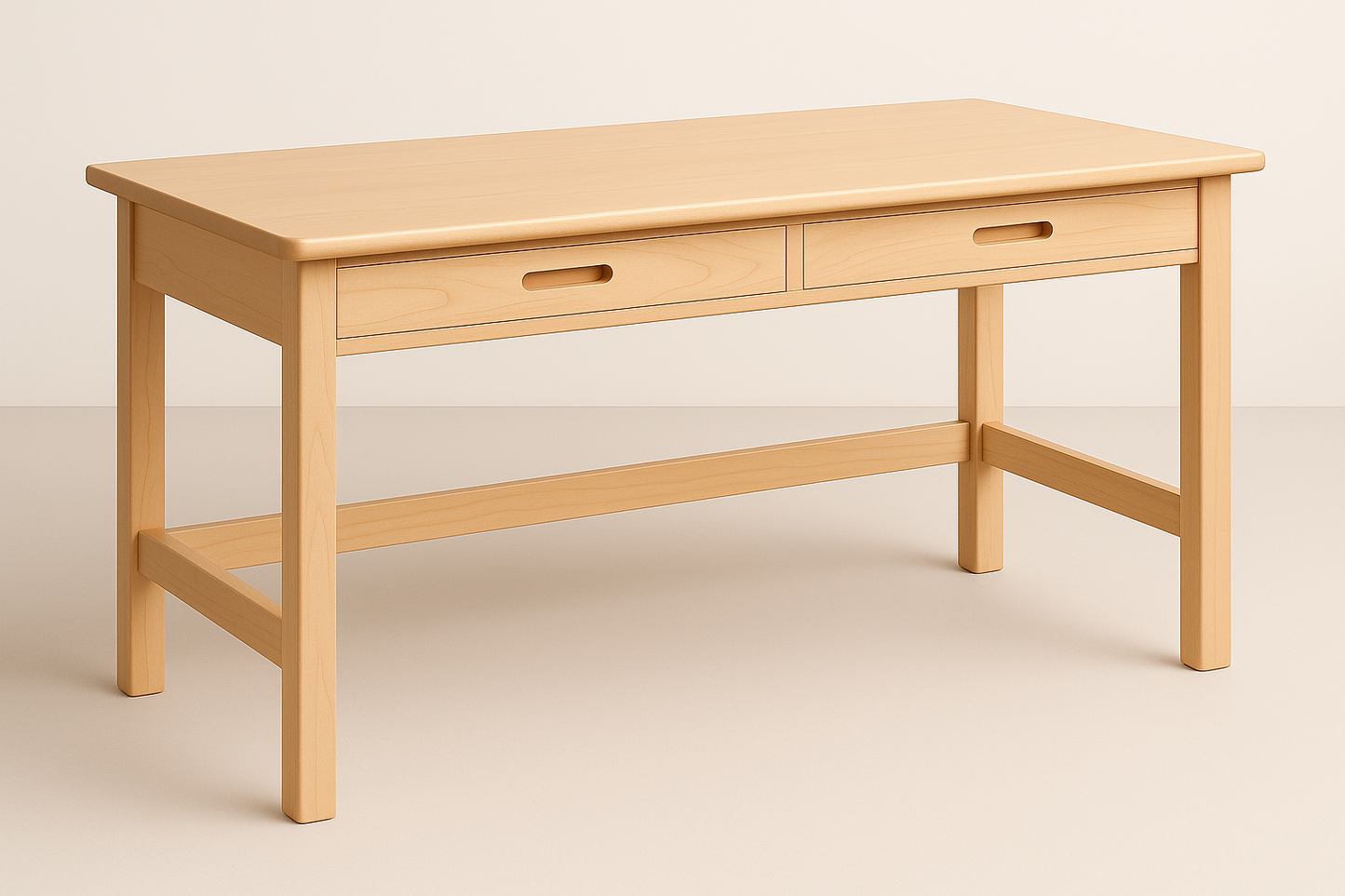 Refined Premium Desk - Clean Front View