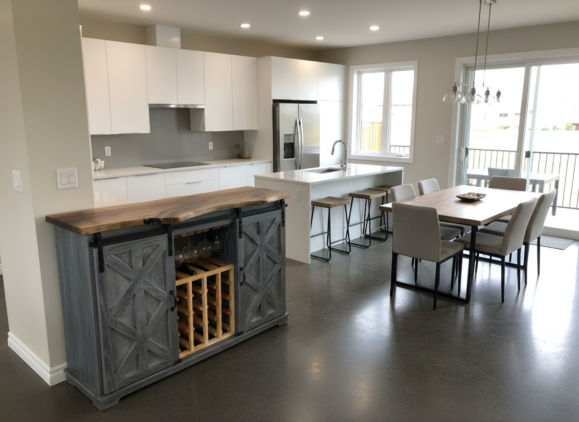 Honey Oak - Kitchen Buffet