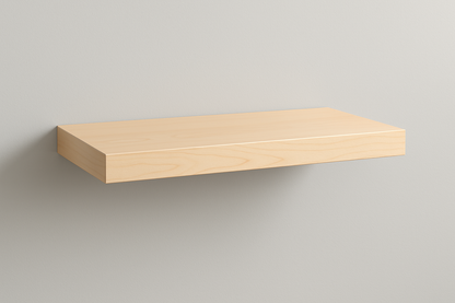 24" Maple Straight Cut Shelf