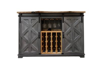 Wine Cabinet | Doors and Stemware Rack | The Vintner Collection | Studio 5 Woodworking