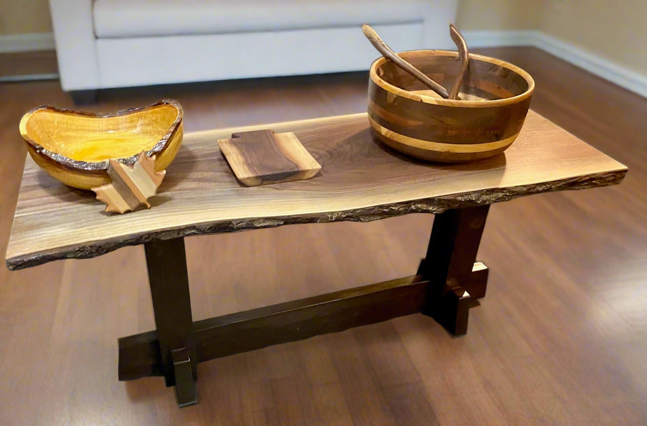 Live Edge Walnut Coffee Table