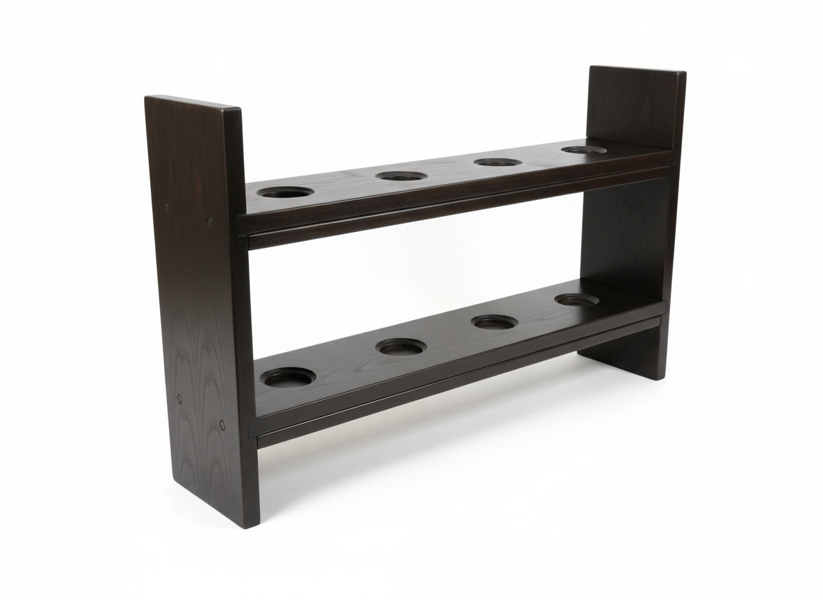 5-ball rack dark finish