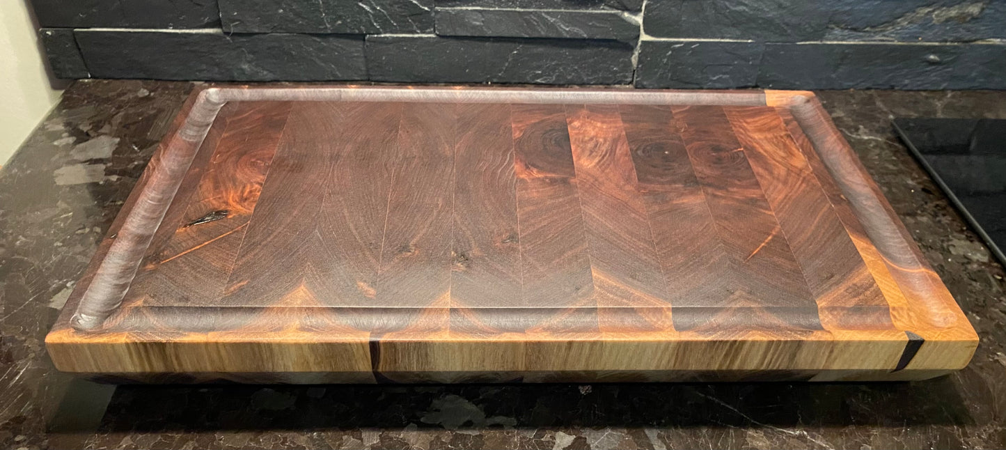 End Grain Walnut Cutting Board