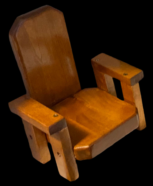 wood chair perfect for American doll
