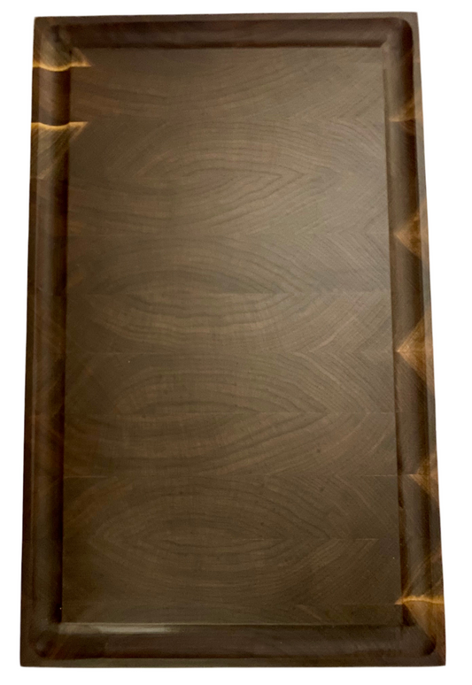 Walnut End Grain Cutting Board – Handmade Butcher Block for Kitchen