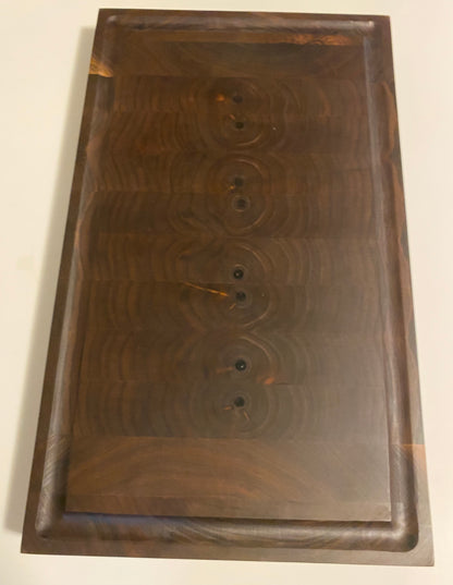 Cutting Board Walnut End Grain  | Studio Design Cutting board| The Artisan Collection | Studio 5 Woodworking