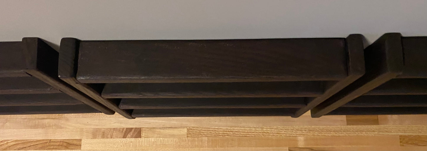 Handcrafted Wooden Doll Shelves | Solid Wood Shelves for 18" Dollhouse | For the Kids Collection