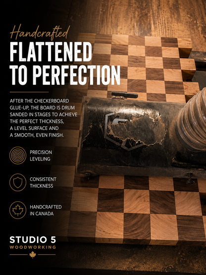 Handmade End Grain Cutting Board – Custom Sizes & Wood Options – Made in Canada
