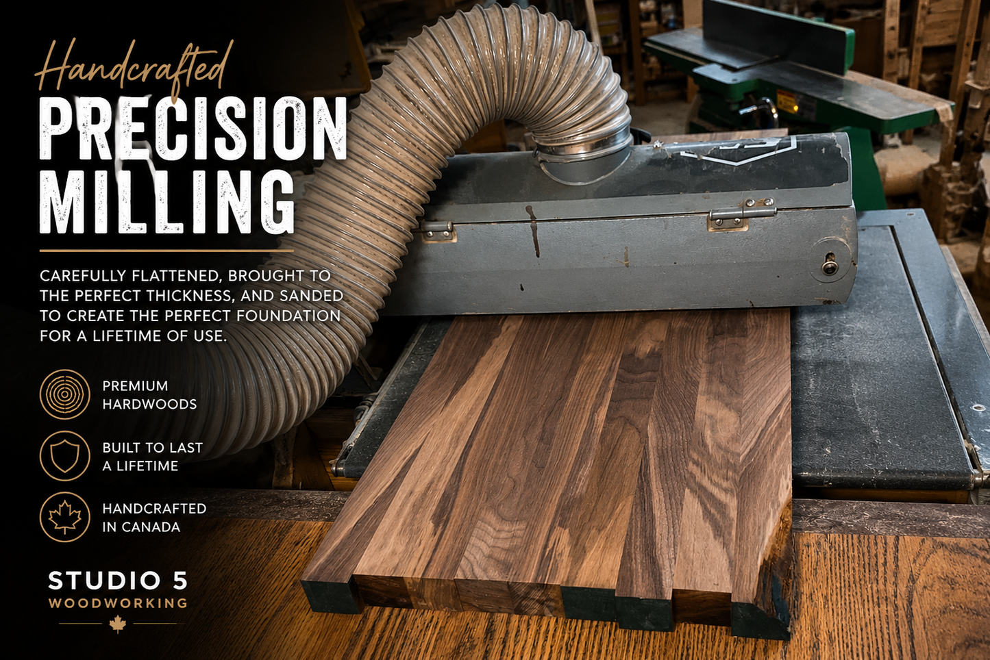 Handmade End Grain Cutting Board – Custom Sizes & Wood Options – Made in Canada