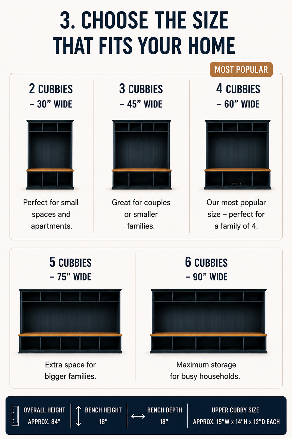 Handmade Mudroom Hall Tree – Built-In Entryway Storage System