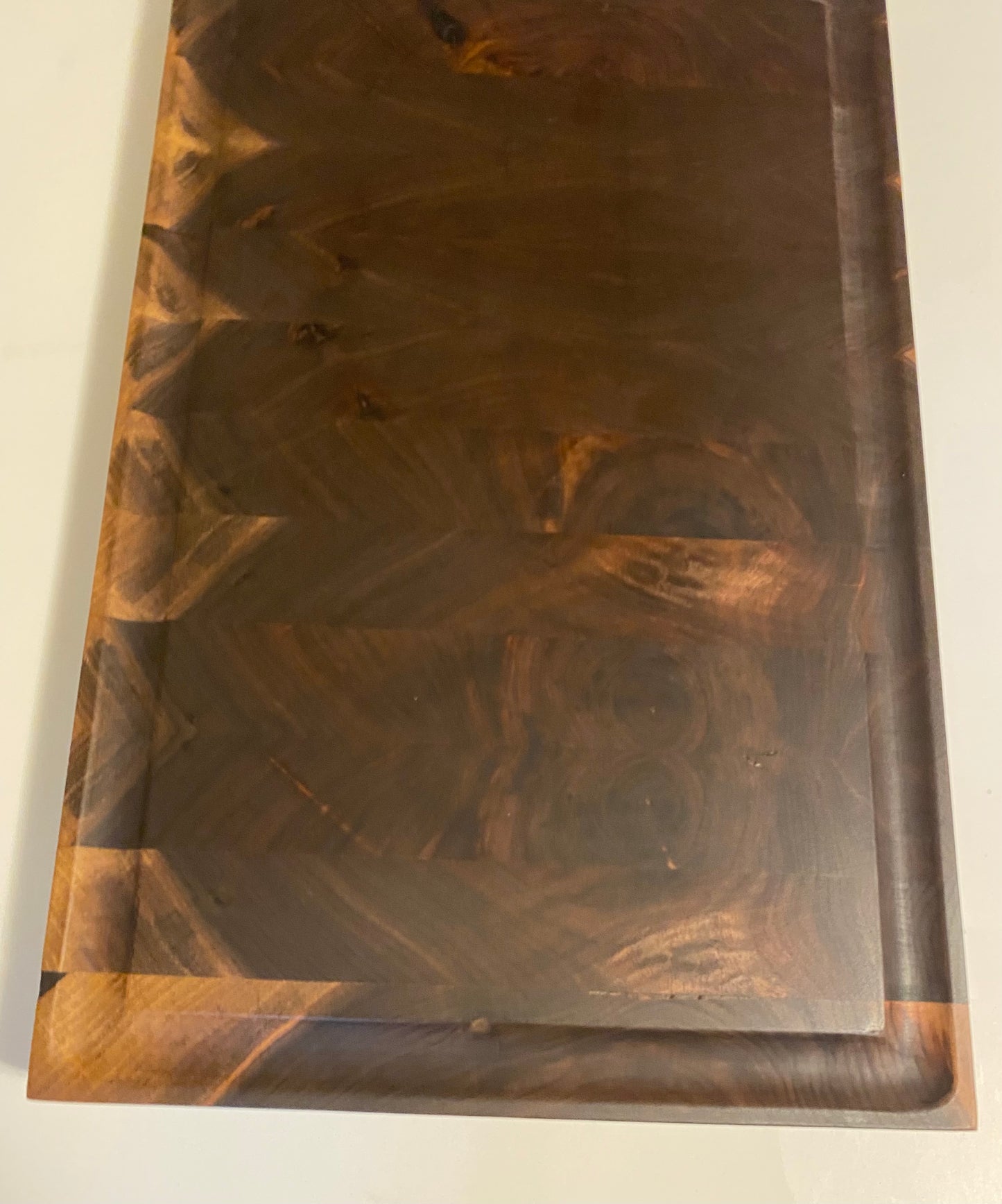 Walnut End Grain Cutting Board – Handmade Butcher Block for Kitchen