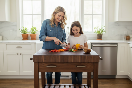 Butcher Block Island — Full View