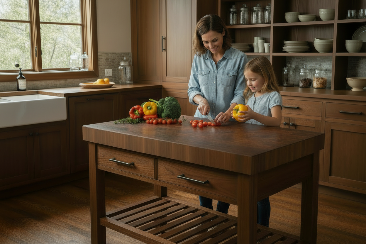 Butcher Block Island — Safe Version!
