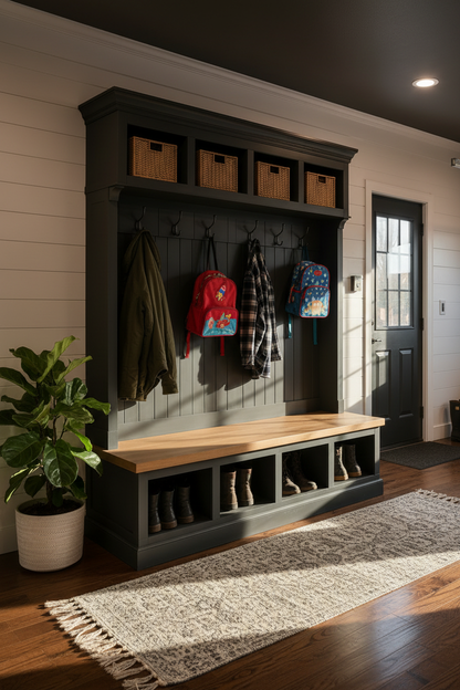 Canadian Home Entryway Hall Tree