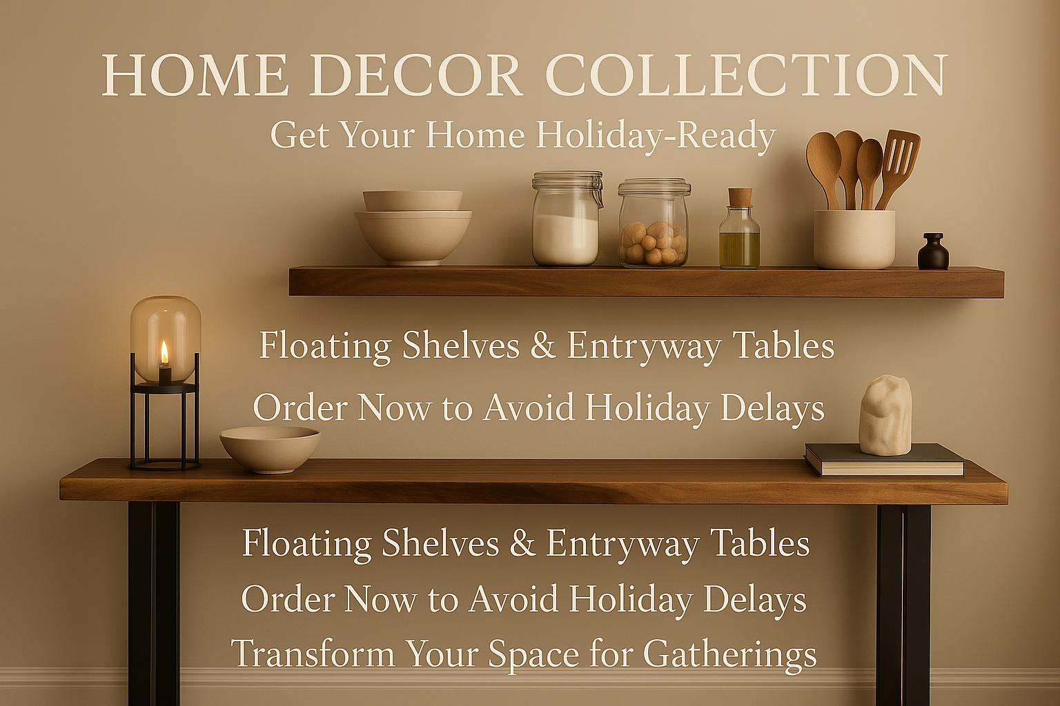Clean Home Decor Collection Banner