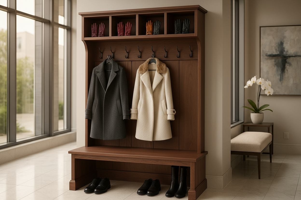 Dark walnut/espresso stain finish