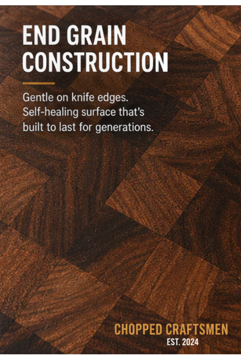 End Grain Construction Infographic
