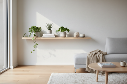Living Room Floating Shelf