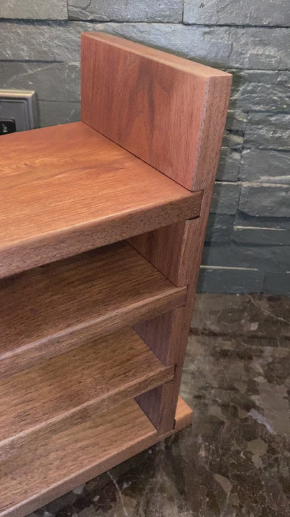 Mini Walnut Charcuterie Board Set with Countertop Display | The Artisan Collection | Studio 5 Woodworking