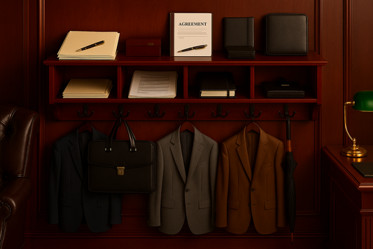 Rich Mahogany in Executive Office