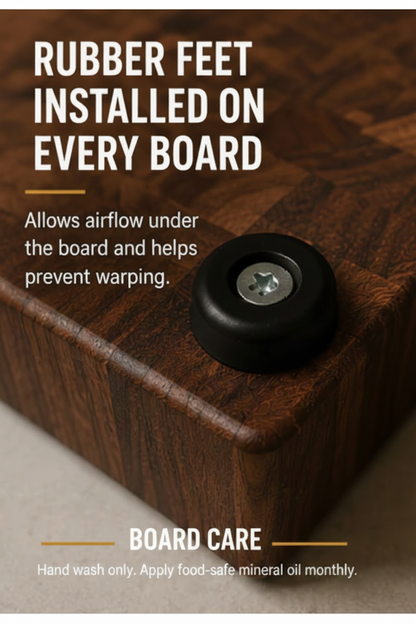 Rubber Feet Infographic - Larger Text
