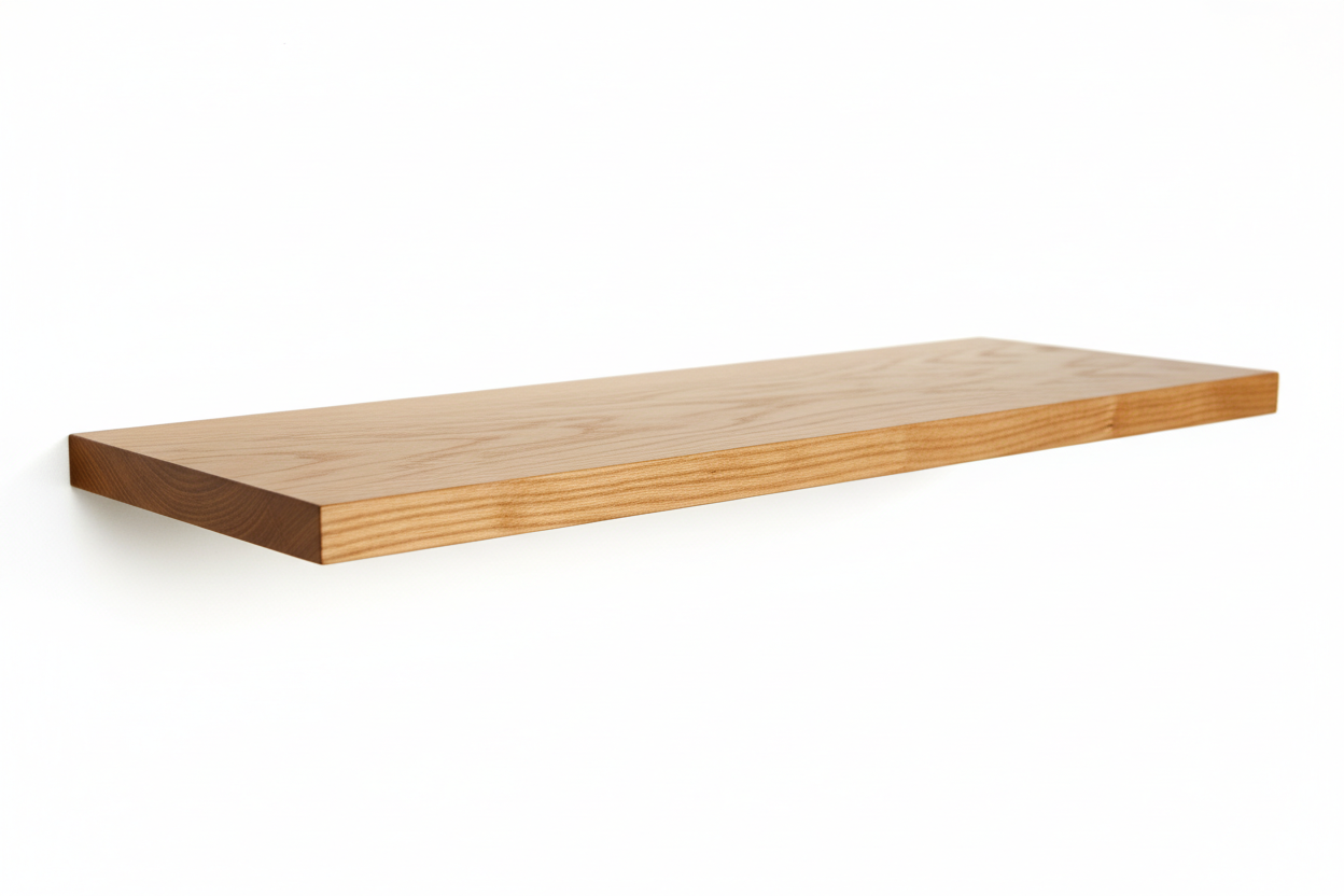 Solid Maple Floating Shelf - Product Shot