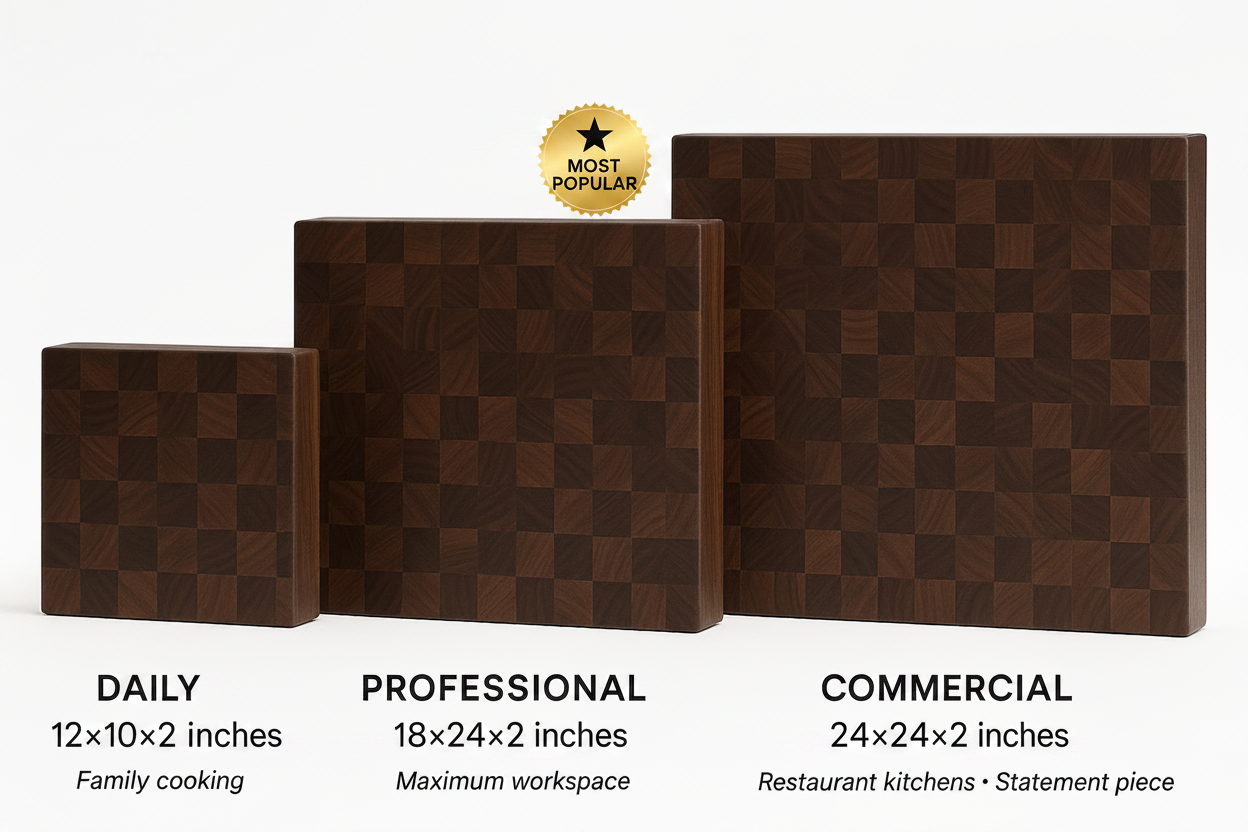 Three Most Popular Sizes