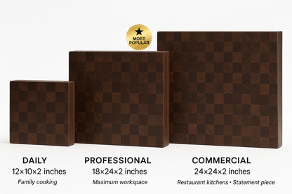 Three Most Popular Sizes